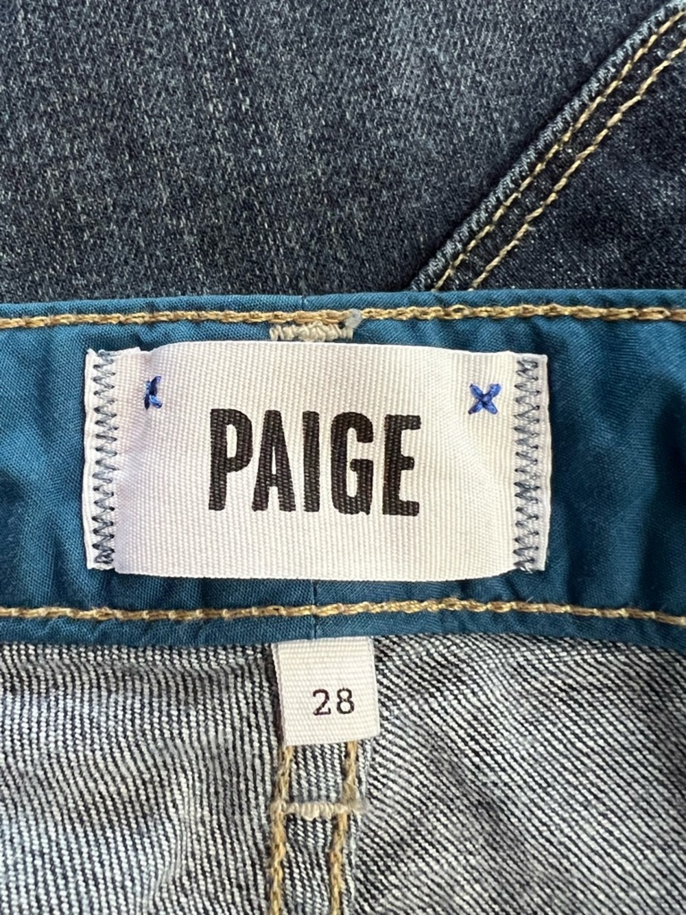 Paige | Jimmy Jimmy Skinny Mid-Rise Boyfriend Jeans in Bondi Sz 28 - Picture 6 of 10